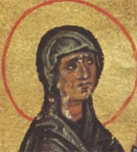 Pictograma nominală (pictograma Martyress Sf. Ana) numit icon