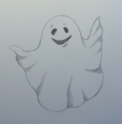 Cum de a desena o fantomă cum să învețe să atragă (fantomă de Halloween) Cum de a desena o fantomă cum să învețe să atragă