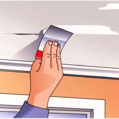 Ca și în mâinile lor la ciment fisuri în plafonul de gips-carton, video și instrucțiuni pas cu pas fotografie (tavan) Ca și în mâinile lor la ciment fisuri în plafonul de gips-carton, video și instrucțiuni pas cu pas fotografie