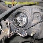 Cum să înlocuiți lampa într-un far Reno Logan (înlocuiți) Cum să înlocuiți lampa într-un far Reno Logan