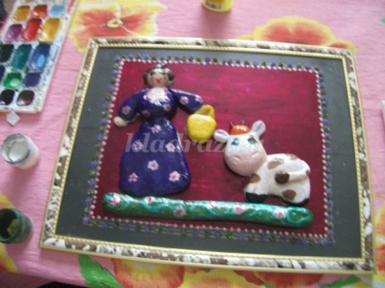 Vopsire de aluat sărat (aluat de sare Crafts) Imagine din aluat de sare