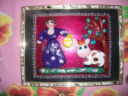Vopsire de aluat sărat (aluat de sare Crafts) Imagine din aluat de sare