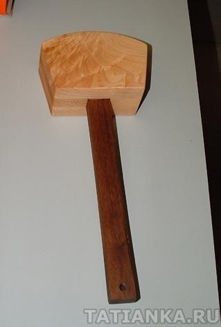 Mallet - cum să facă ciocănelul cu mâinile (do) Mallet - un ciocan de lemn cum să facă propriile lor mâini