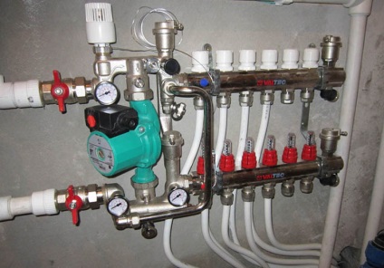Colector pentru norme cu scop de alimentare cu apă și de instalare (programare) Colector pentru scopul de alimentare cu apă și orientări de instalare