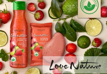 Dragoste serie natura pentru corp și păr de la Oriflame la nivel mondial eco-tendințe (natura) Dragoste serie natura pentru corp și păr de la Oriflame mondial eco-trend
