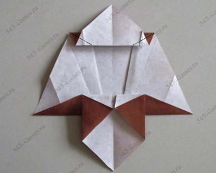 Master class modul de a face o veveriță de zbor, origami (do) Master class modul de a face o veveriță de zbor, origami