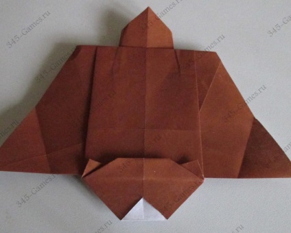 Master class modul de a face o veveriță de zbor, origami (do) Master class modul de a face o veveriță de zbor, origami