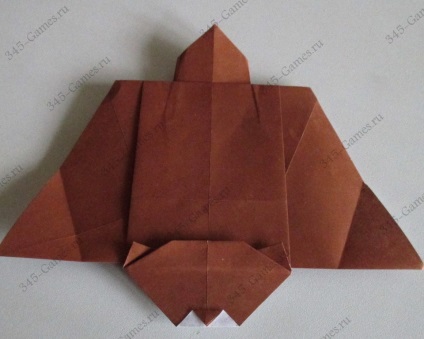 Master class modul de a face o veveriță de zbor, origami (origami) Master class modul de a face o veveriță de zbor, origami