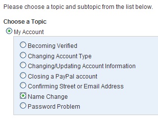 Schimbarea numelui pe paypal e (contul PayPal) Schimbarea numelui pe paypal e