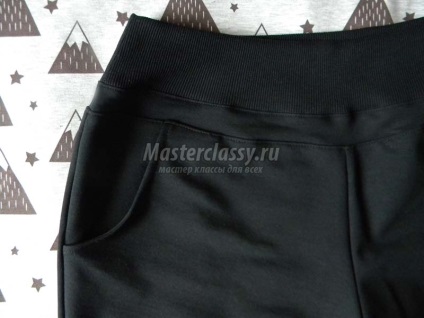 Pentru bărbați pantaloni tricotate cu burta scăzută (master-class) Pentru bărbați pantaloni tricotate cu burta scăzută