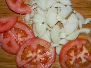 Placinta cu ciuperci si rosii - secretele de gătit (tort) Pie cu ciuperci și roșii - gătit secrete