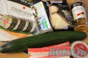 Rolls cu castraveti si branza - gatiti pas cu pas, cu fotografii (brânză) Rolls cu castraveti si branza - gatiti pas cu pas, cu fotografii
