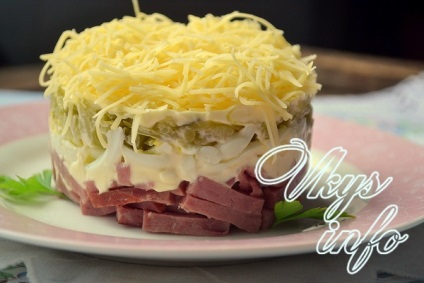Salata „Tandrete“ cu reteta sunca cu pas cu pas fotografii (sunca) Salata „Tandrete“ cu reteta sunca cu pas cu pas fotografii