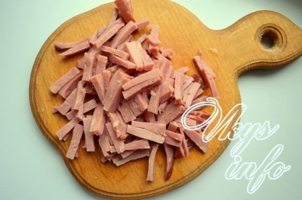 Salata „Tandrete“ cu reteta sunca cu pas cu pas fotografii (brânză) Salata „Tandrete“ cu reteta sunca cu pas cu pas fotografii