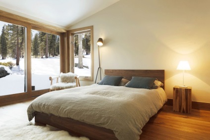 Dormitorul este simplu și de bun gust imagine de interior si design, pat mic ușor, renovare elegant (doar) Dormitorul este simplu și de bun gust imagine de interior si design, pat mic ușor, elegant renovare