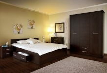 Dormitorul este simplu și de bun gust imagine de interior si design, pat mic ușor, renovare elegant (doar) Dormitorul este simplu și de bun gust imagine de interior si design, pat mic ușor, elegant renovare