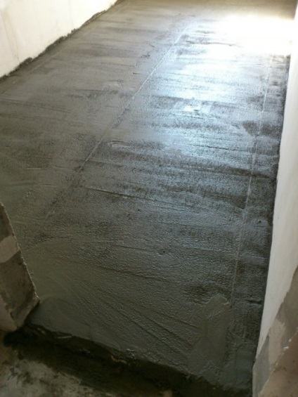 șapă (repararea mea Hrușciov) (îmbunătățire). șapă (repararea mea Hrușciov)