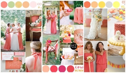 Nunta în combinație de culori coral, costum de rochie de decorare pentru nunta de culoare coral (inlay) Nunta unei combinații de culori de corali, rochie decor costum pentru o nunta de culoare coral