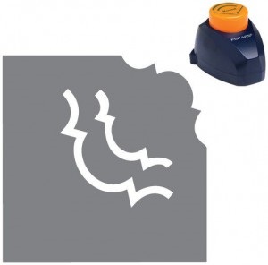 Astfel de ajurata în formă pumn, cu sensibilitate (găuri în hârtie) O astfel de compostor ajurata formă gingășie