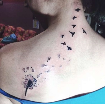 Tatuaj valoare păpădie, 37 fotografii, schițe (tatuaj) Tatuaj valoare tatuaj păpădie, 37 fotografii, schițe