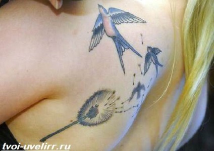 Tatuaje păpădie (tatuaje) tatuaj păpădie