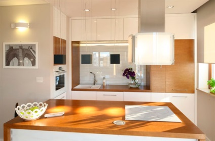 Colțul de bucătărie - design modern (bucătării) Corner Bucătărie - design modern