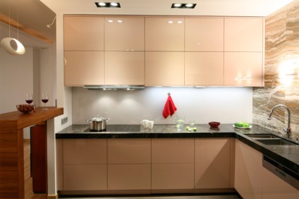 Corner Bucătărie - design modern (proiectare) Corner Bucătărie - design modern