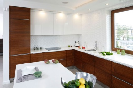 Colțul de bucătărie - design modern (bucătării) Corner Bucătărie - design modern