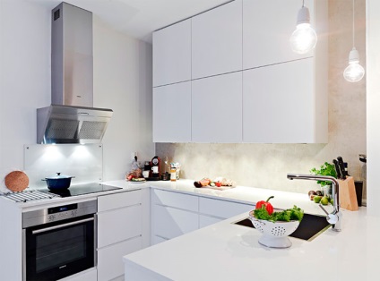 Colțul de bucătărie - design modern (bucătării) Corner Bucătărie - design modern