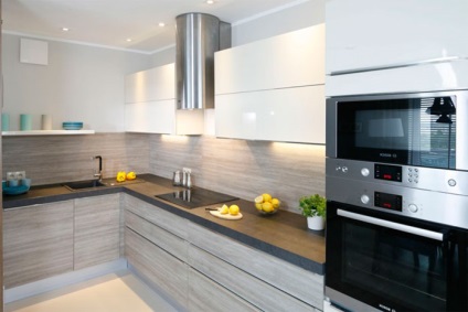 Colțul de bucătărie - design modern (bucătării) Corner Bucătărie - design modern