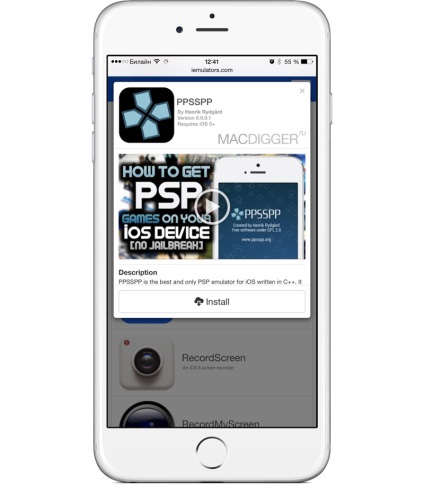 Cum se instalează emulator PSP pentru iPhone și iPad fără ghid jailbreak - știri din lume de mere