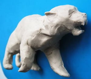 Tiger modelare plastilină