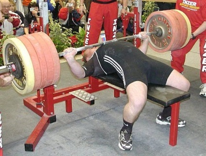 Powerlifting - că astfel de norme, instruire, banc de presa