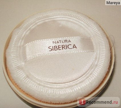 Pudră compactă siberica Natura - «pulbere în siberica Natura umbra 01 - nu este perfect, dar foarte