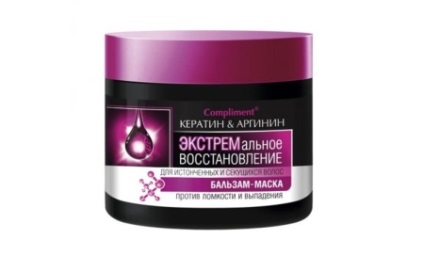 balsam pentru păr cu keratinoterapiya farmec keratina, fonduri de keratină, ca parte a argan (balsamic) balsam pentru păr cu keratinoterapiya farmec keratina, fonduri de keratină, ca parte a argan