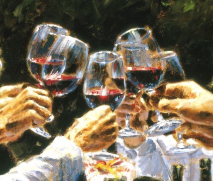 Un pahar de vin (ar trebui să fie.) pahar cu vin