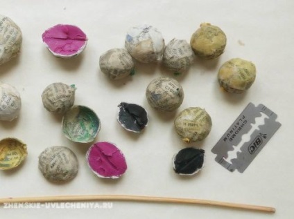 Perle fabricate din papier-mache cu mâinile sale, pas cu pas master-class pentru începători (papier-mache) Perle fabricate din papier-mache cu mâinile, pas cu pas master-class pentru începători