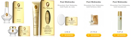 Prețurile de cosmetice poloneze (companii) Prețurile de cosmetice poloneze