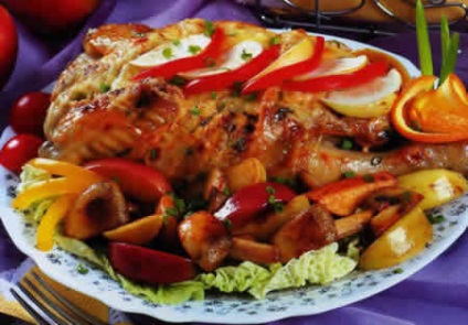 Chakhokhbili de pui bază de rețetă clasică (delicios) Chakhokhbili de pui reteta clasica