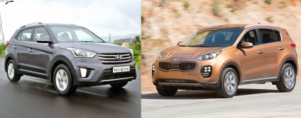 Ce bine sporteydzh Kia sau Hyundai comparație cu trei căi din Creta (mai bună) Ce bine sporteydzh Kia sau Hyundai comparație cu incrucisare Creta