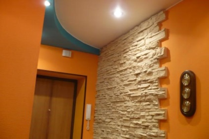 piatră decorativă și fotografie hol interior (piatra) piatră decorativă și fotografie hol interior