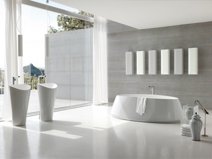 Design de baie în fotografii stil hi-tech, idei și interior (foto) Design de baie în stil hi-tech fotografii, idei și interioare
