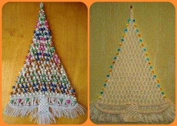 pom de Crăciun cu mâinile (blog falandode croșetat) pom de Crăciun cu mâinile