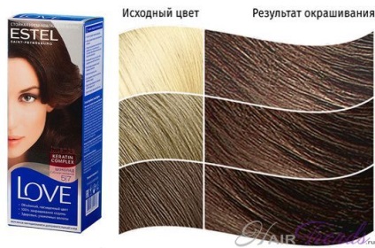 Estel Lav - o paletă de culori (culori) Estel Lav - paleta de culori
