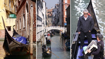 Gondole în Veneția (gondola) Gondole din Veneția