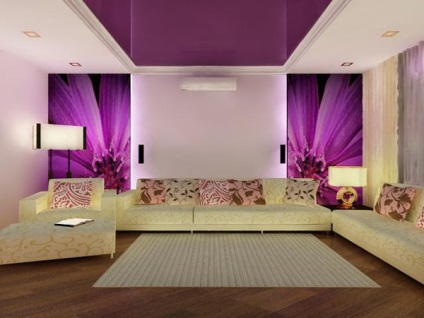 Condiții de viață în culori violet - fotografii și sfaturi pentru interior (sfaturi) Condiții de viață în culori violet - fotografii și sfaturi cu privire la interior