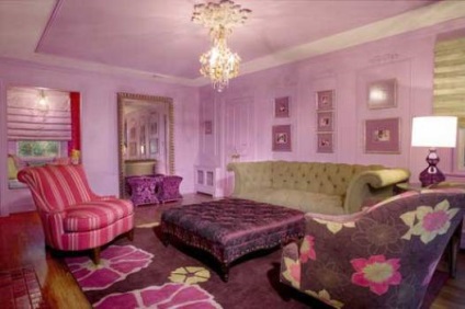 Condiții de viață în culori violet - fotografii și sfaturi pentru interior (liliac viu în culori foto) Condiții de viață în culori violet - fotografii și sfaturi cu privire la interior