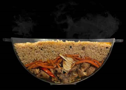 pilaf gătit cu pui - pas cu pas fotografii de rețete (pregăti) pilaf cu carne de pui gătit - pas cu pas fotografii reteta