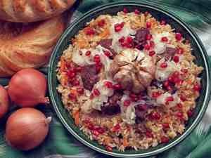 pilaf gătit cu pui - pas cu pas fotografii de rețete (pregăti) pilaf cu carne de pui gătit - pas cu pas fotografii reteta