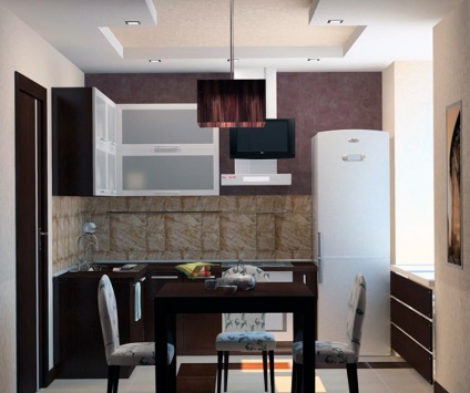 Idei de design pentru o bucătărie mică (38 poze) - modul de a crea lor de ghidare mâinile proprii, fotografii și (idei de design pentru o mică bucătărie Pret Foto) Idei de design pentru o bucătărie mică (38 poze) - modul de a crea lor ghid de propriile mâini, fotografii, și